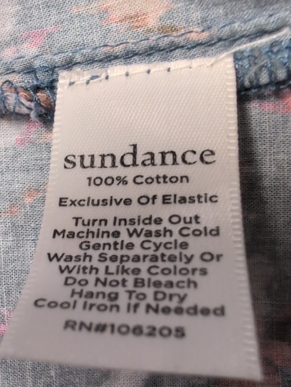 Sundance Ruffle Front Floral Blouse. - Picture 5 of 7